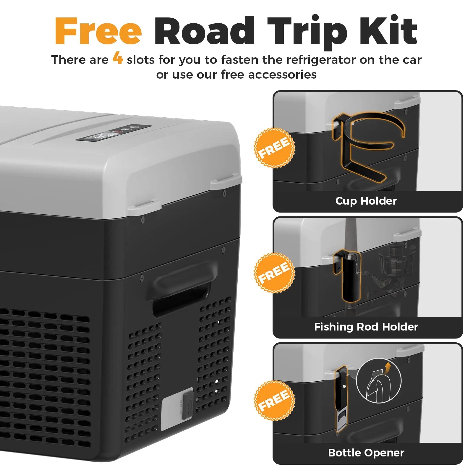 Setpower FC20 12V Car Fridge Freezer Ice cooler Icecold Storage 21Qt Black Setpower