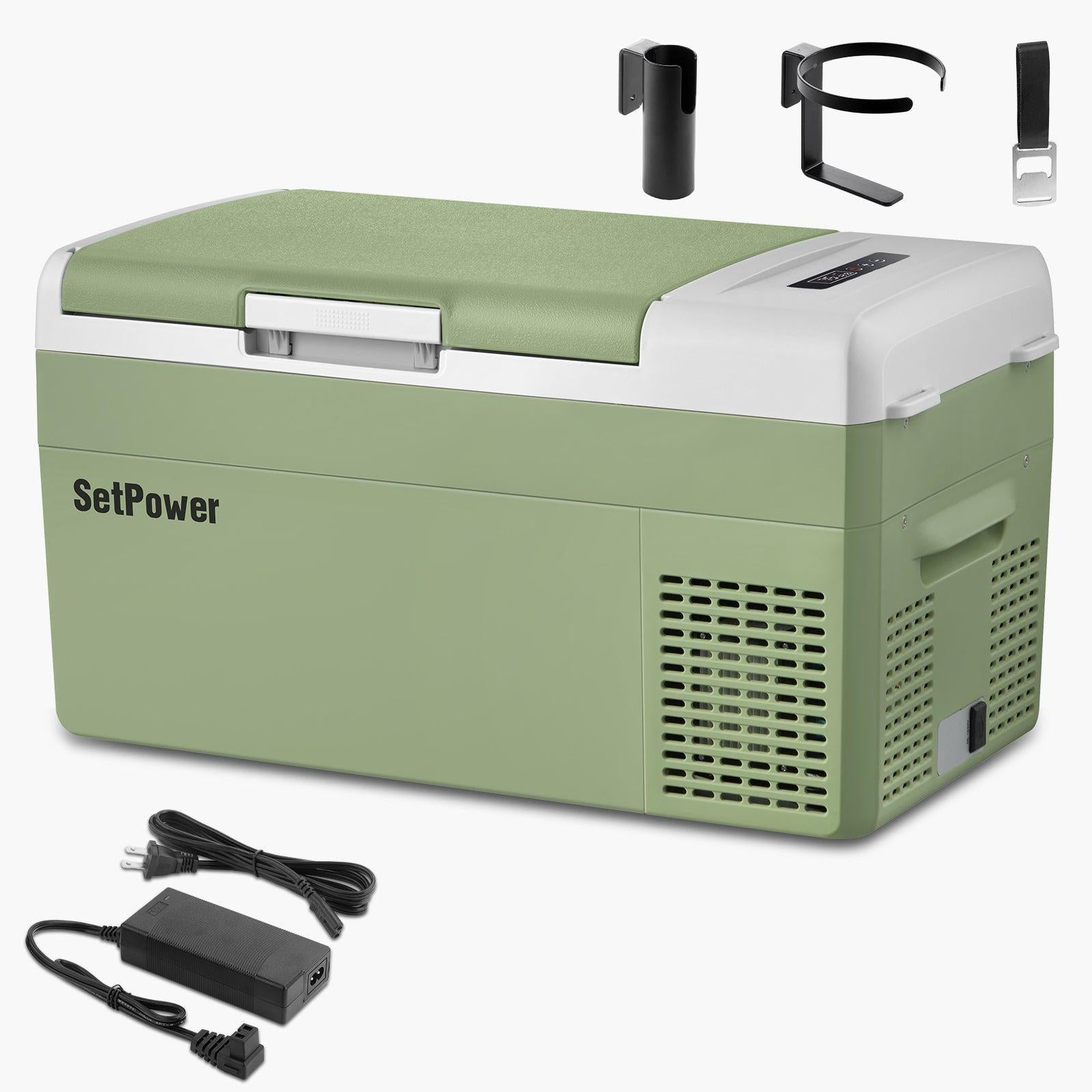 Setpower 21QT 20L FC20 12V Mini Freezer Fridge with Free AC Adapter