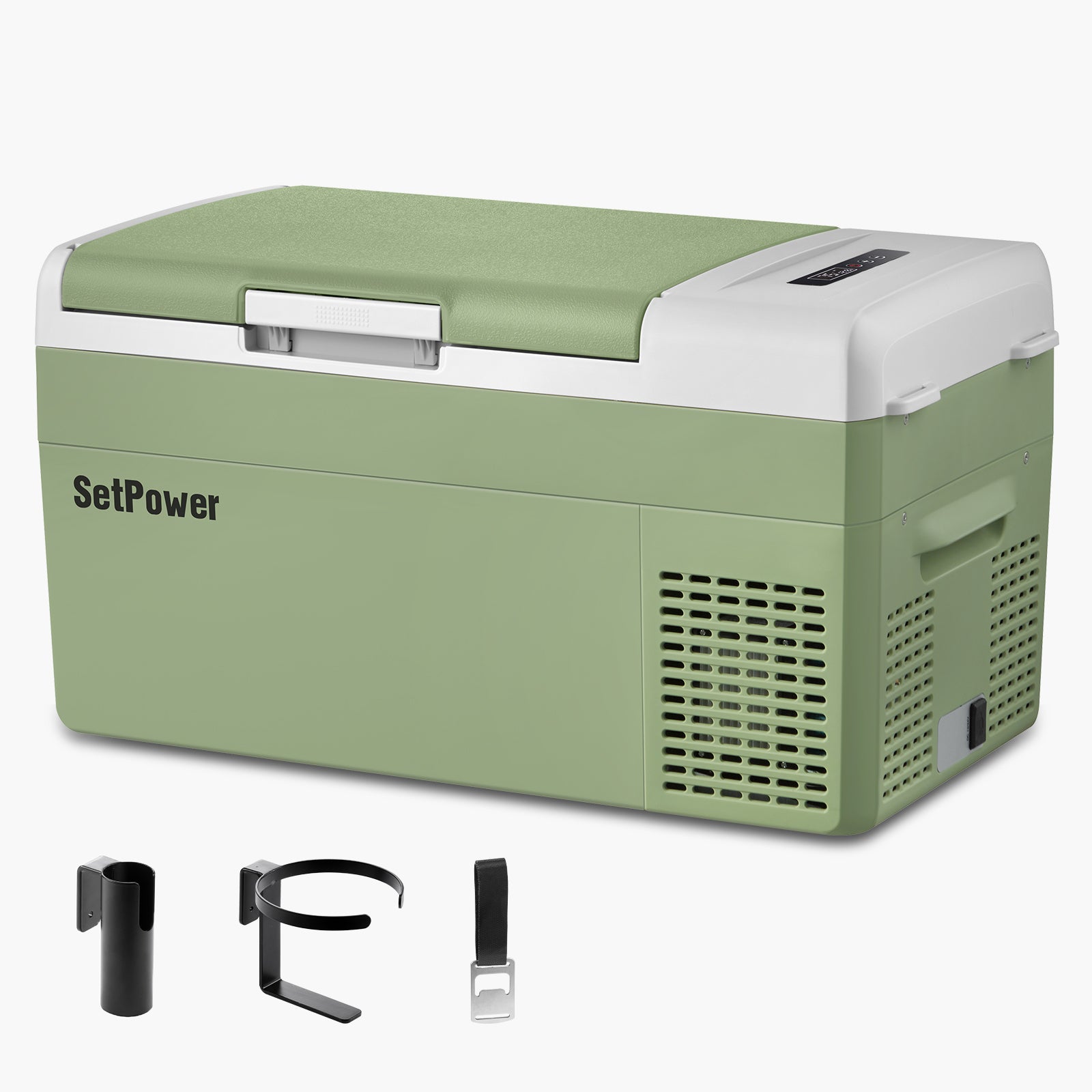 Setpower 15.8/21Qt FC15 Portable 12V Refrigerator With Free Accessories
