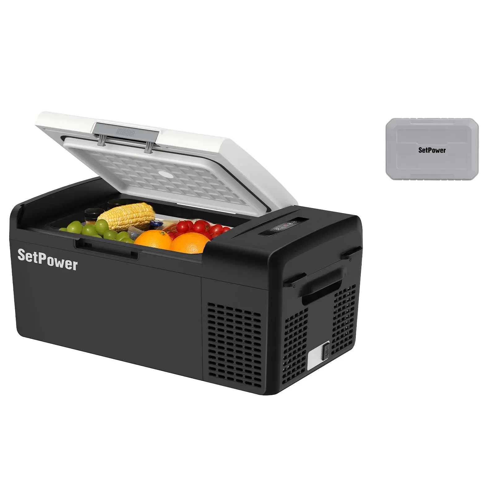 Setpower MC15 MC20 12V Fridge Freezer Car Refrigerator with Battery Setpower