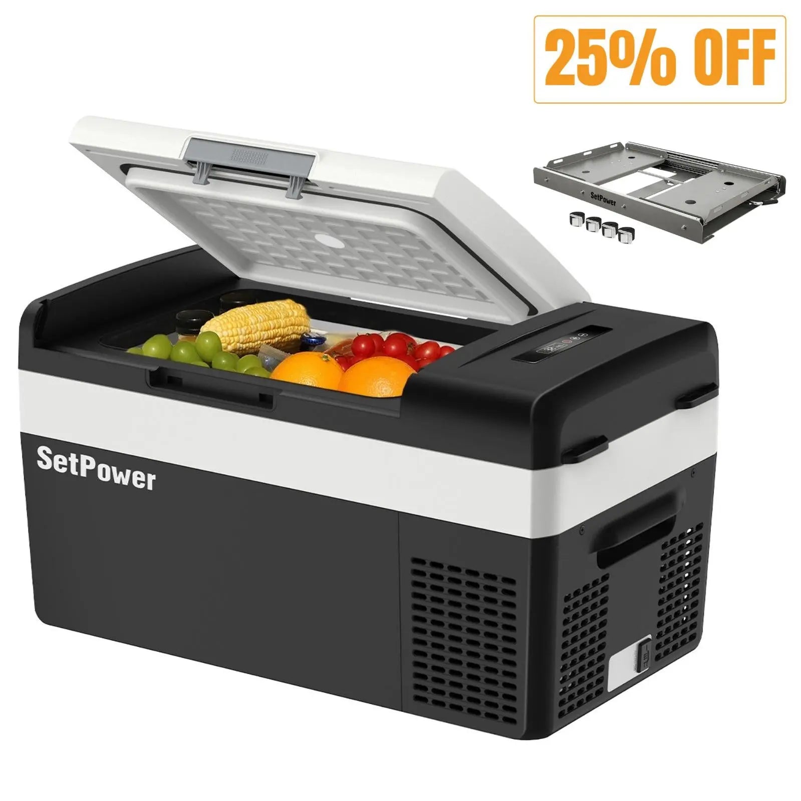 Setpower MC20 12 Volt Fridge Electric Cooler for Car or Camper 21Qt Setpower