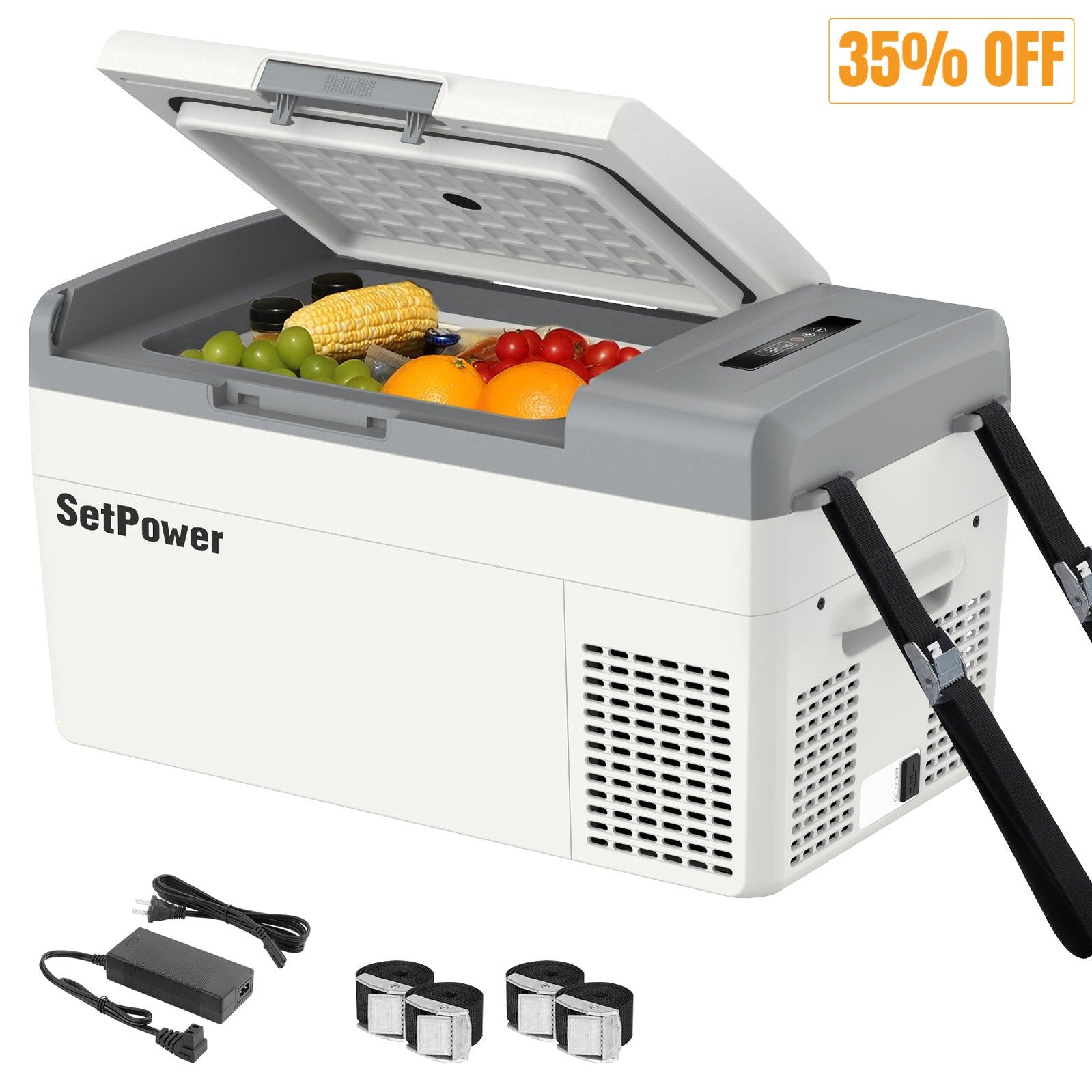 $149 Only Setpower MC20 Electric Cooler for Car or Camping 21Qt White