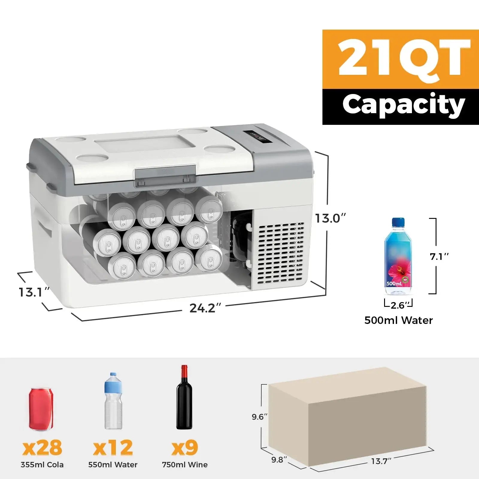 Setpower MC20 Electric Cooler for Car or Camping with $79.99 Battery Setpower