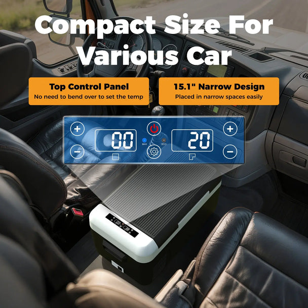 Setpower Car refrigerator Portable fridge freezer Ice cold 12 Volt electric cooler