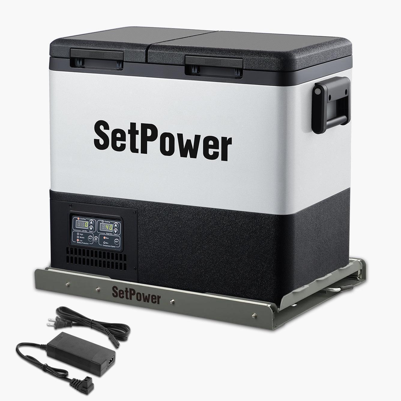 Setpower 58Qt PT55 Dual Zone 12 Volt Car Refrigerator