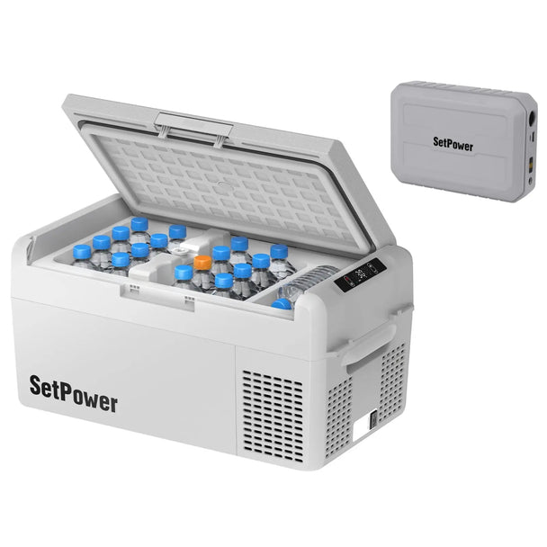 Setpower RF20 Electric Cooler 12 Volt Fridge Freezer for Tesla 21Qt Setpower