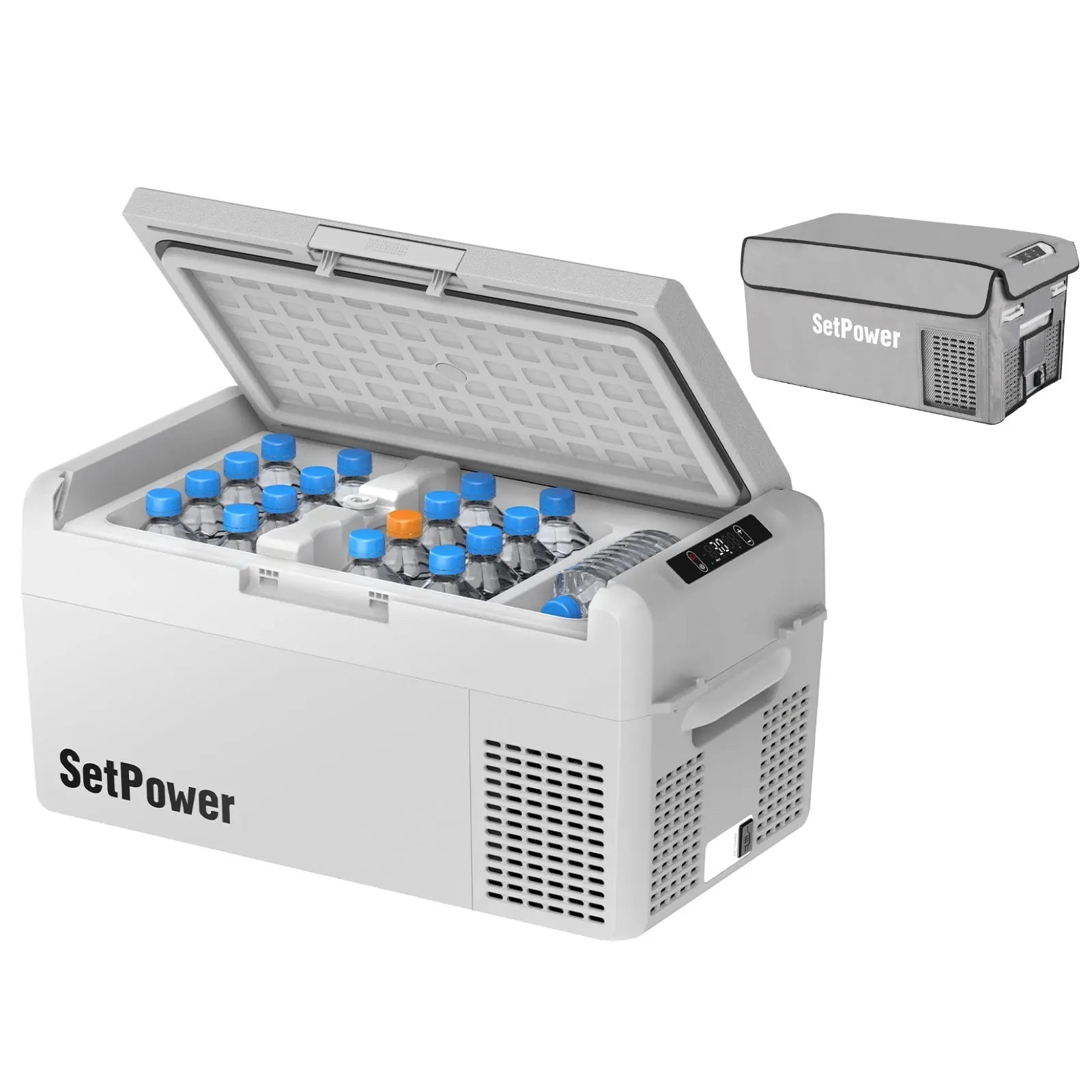 Setpower RF20 Electric Cooler 12 Volt Fridge Freezer for Tesla 21Qt Setpower