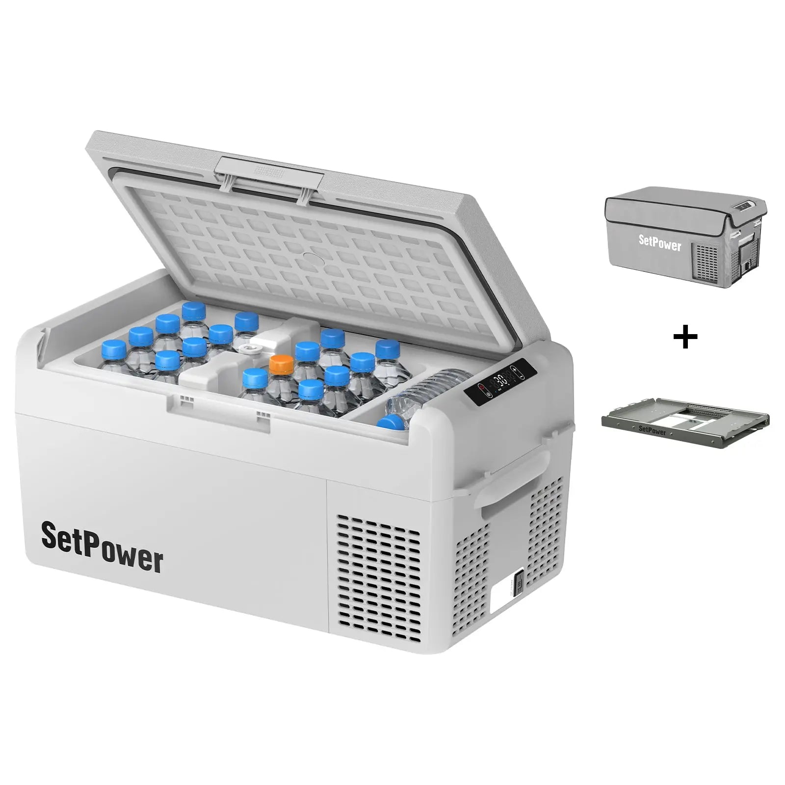 Setpower RF20 RF25 Electric Cooler 12 Volt Freezer with Slide Cover Setpower