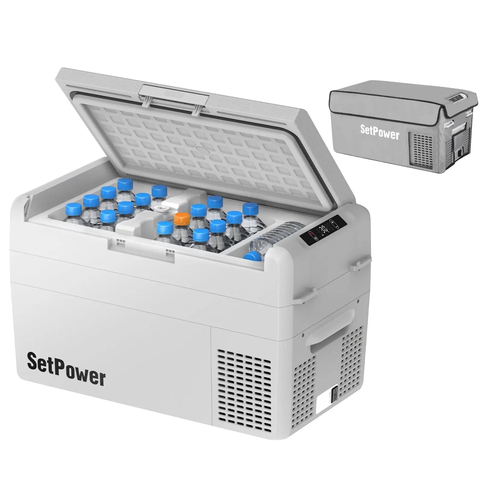 Setpower RF25 Electric Cooler 12 Volt Fridge Freezer for Tesla 27Qt Setpower