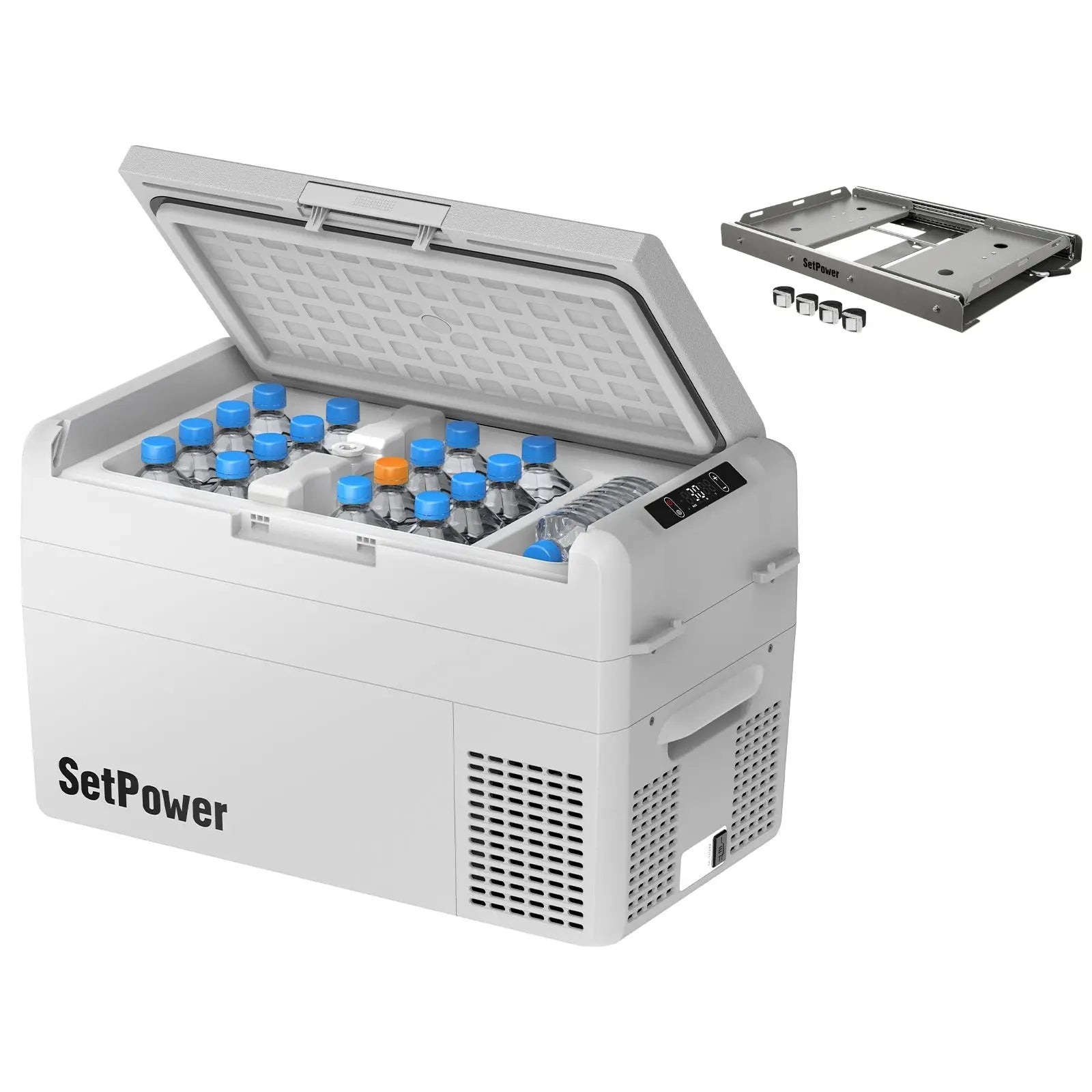 Setpower RF25 Electric Cooler 12 Volt Fridge Freezer for Tesla 27Qt Setpower