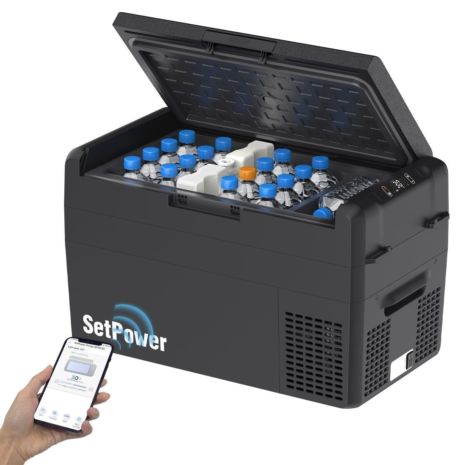 Setpower RF25 12 Volt Electric Cooler Car Fridge Refrigerator 27Qt Setpower