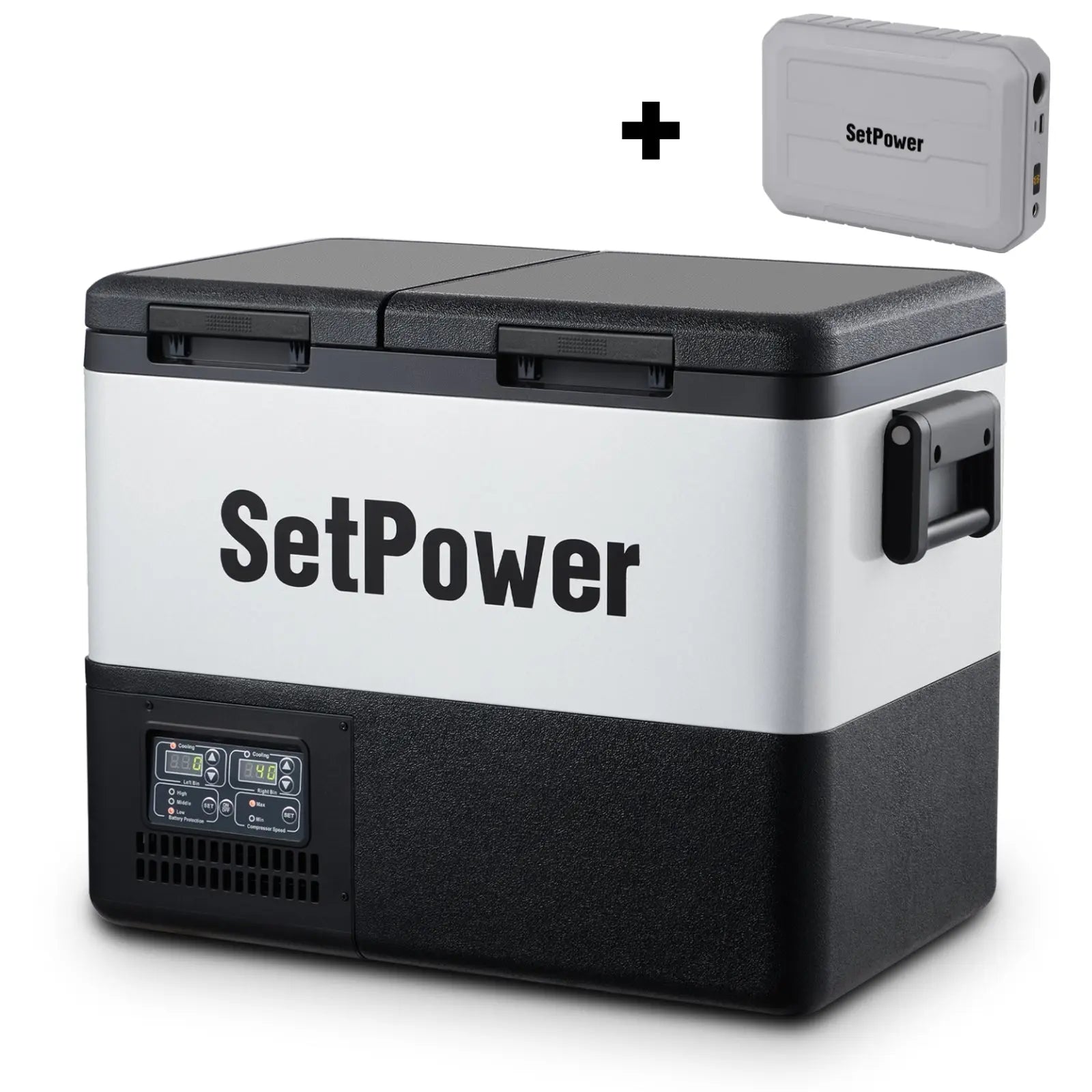 Setpower PT45 Electric Coolers for Vehicles 12V Refrigerator | Dual Zone Setpower