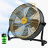 Smartele Super-Silent Battery Operated Fan Portable Floor Fan Setpower
