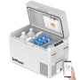 New Gray Setpower RF30 PRO 34QT 12V Portable Car Fridge with 2 Ice Packs Setpower