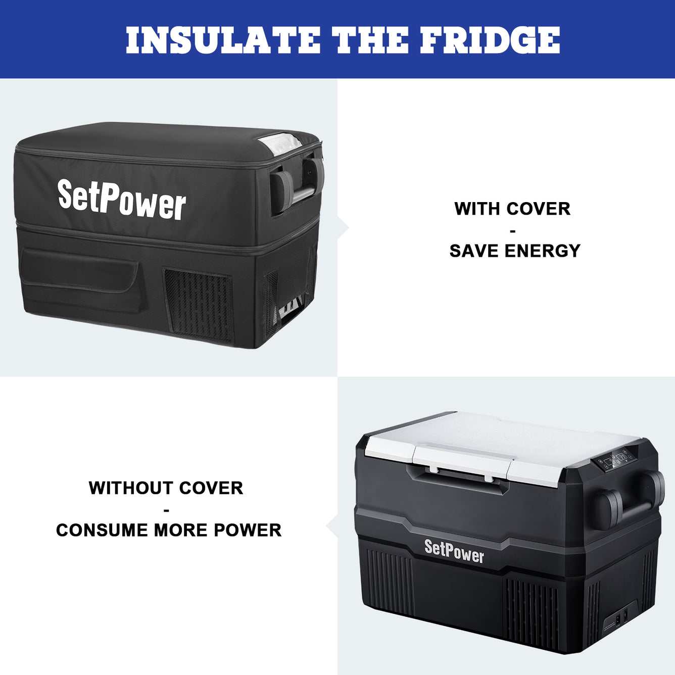 Setpower Insulated Protective Cover For RV45/60D freezer