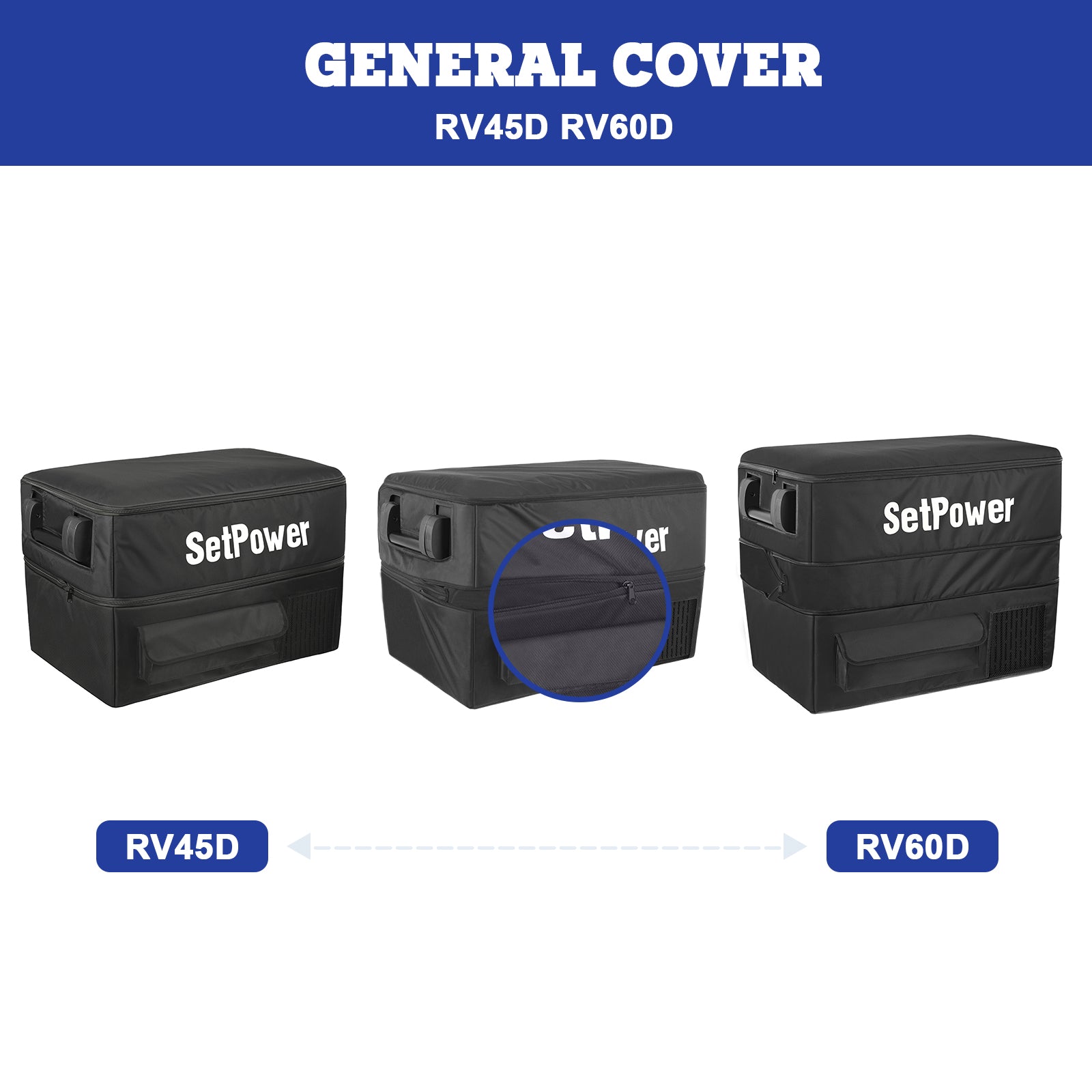 Setpower Insulated Protective Cover For RV45/60D freezer