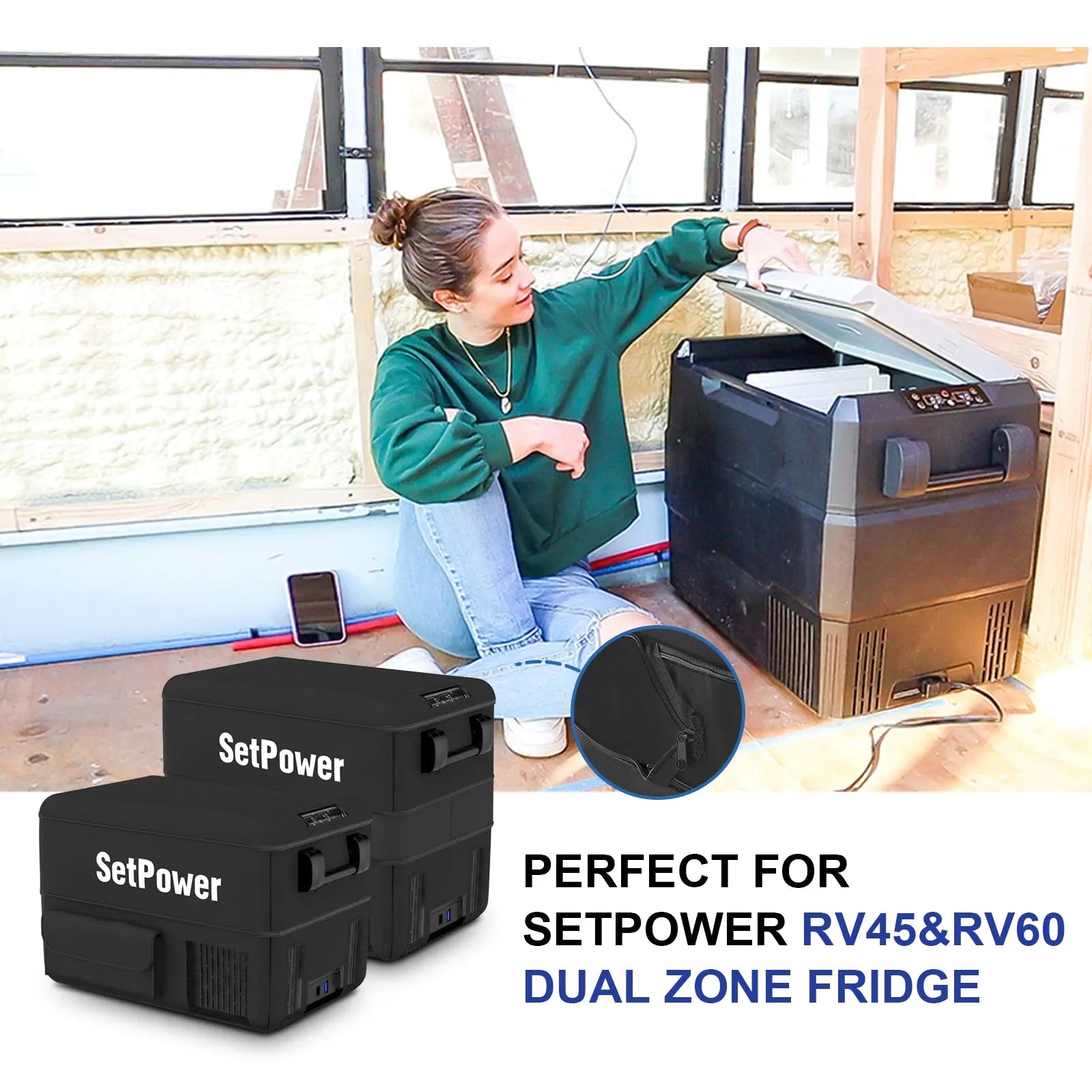 Setpower Insulated Protective Cover For Old Version RV45/60D Pro freezer Setpower